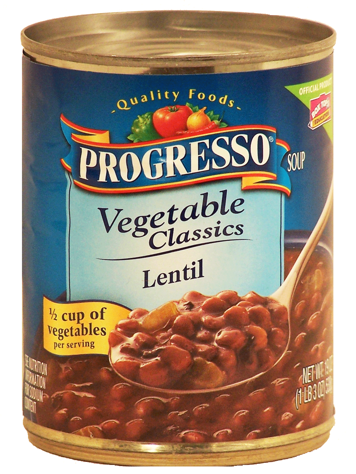 Progresso Vegetable Classics lentil soup Full-Size Picture